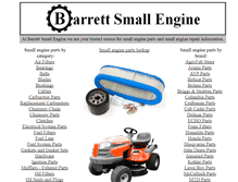 Tablet Screenshot of barrettsmallengine.com